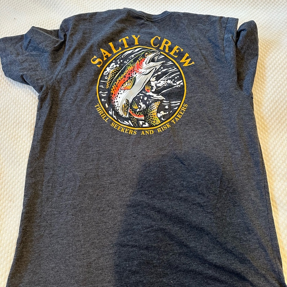Salty Crew Men's Gray T-Shirt - Picture 2 of 3